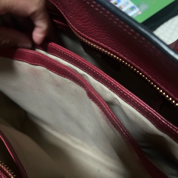 RADLEY LONDON Burgundy Leather Tote Bag - Picture 8 of 12